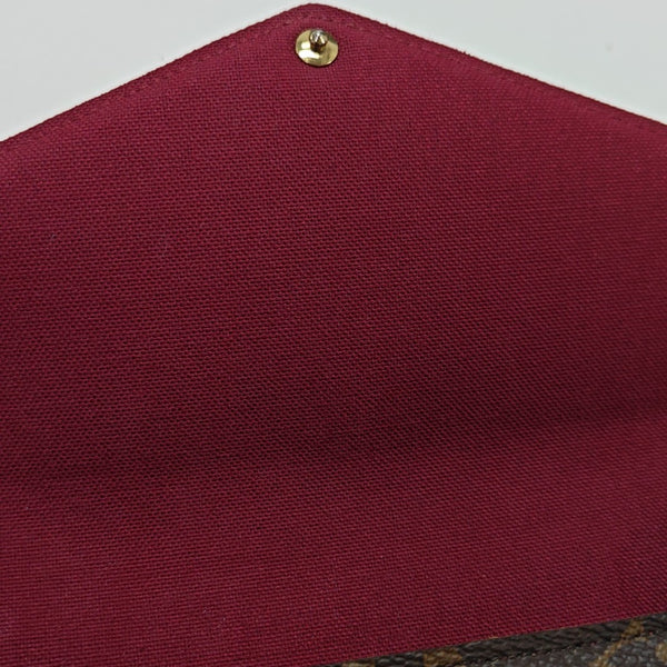 FÉLICIE Monogram Coated Canvas Brown