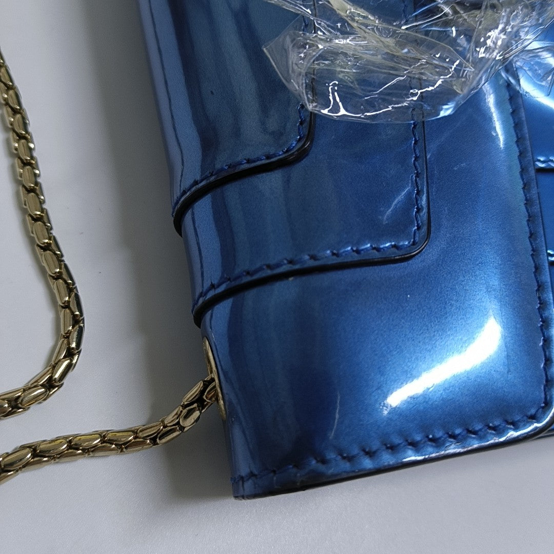 SERPENTI FOREVER Small Calfskin Blue
