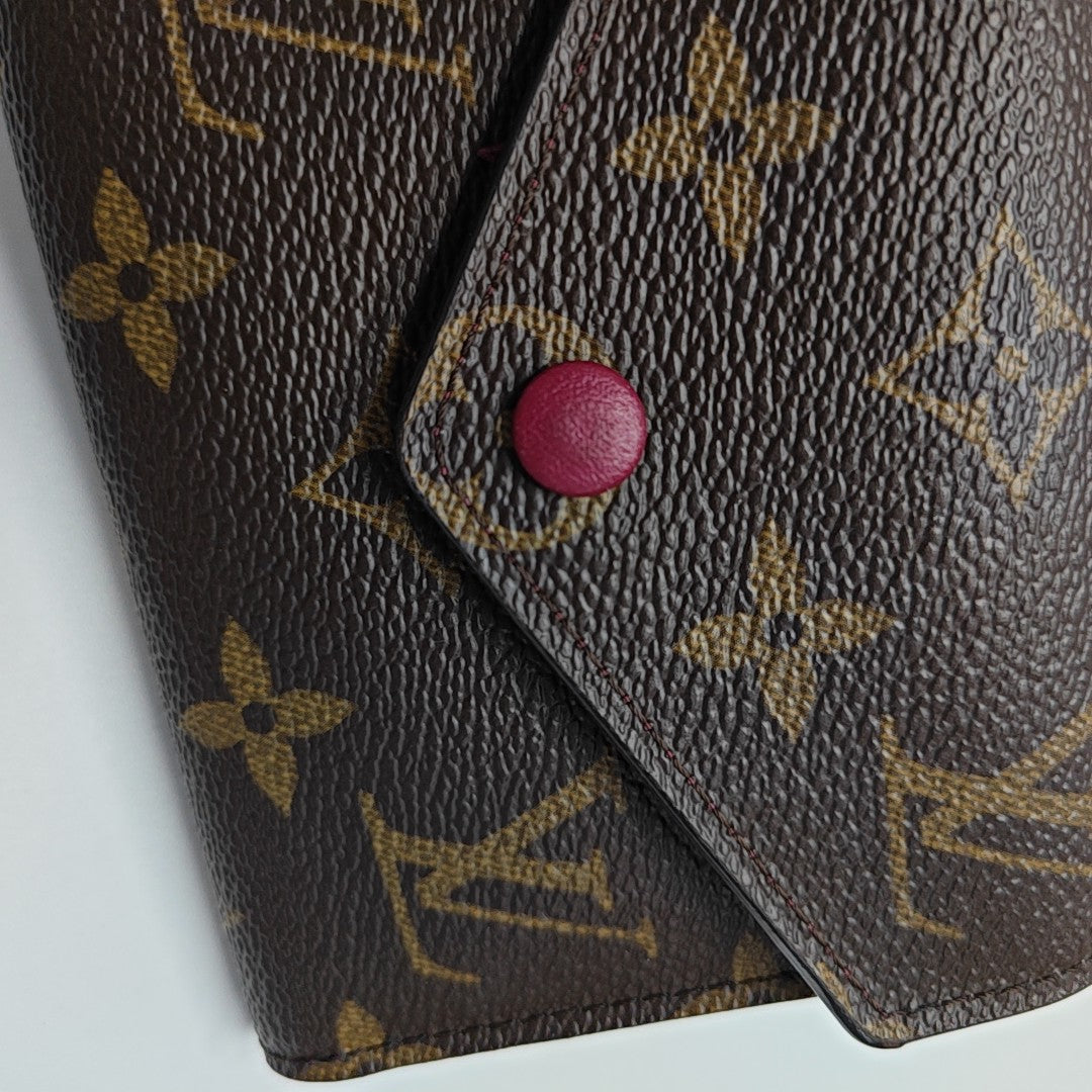 VICTORINE Monogram Coated Canvas Brown Wallet