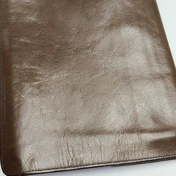 Calfskin Clutch Brown