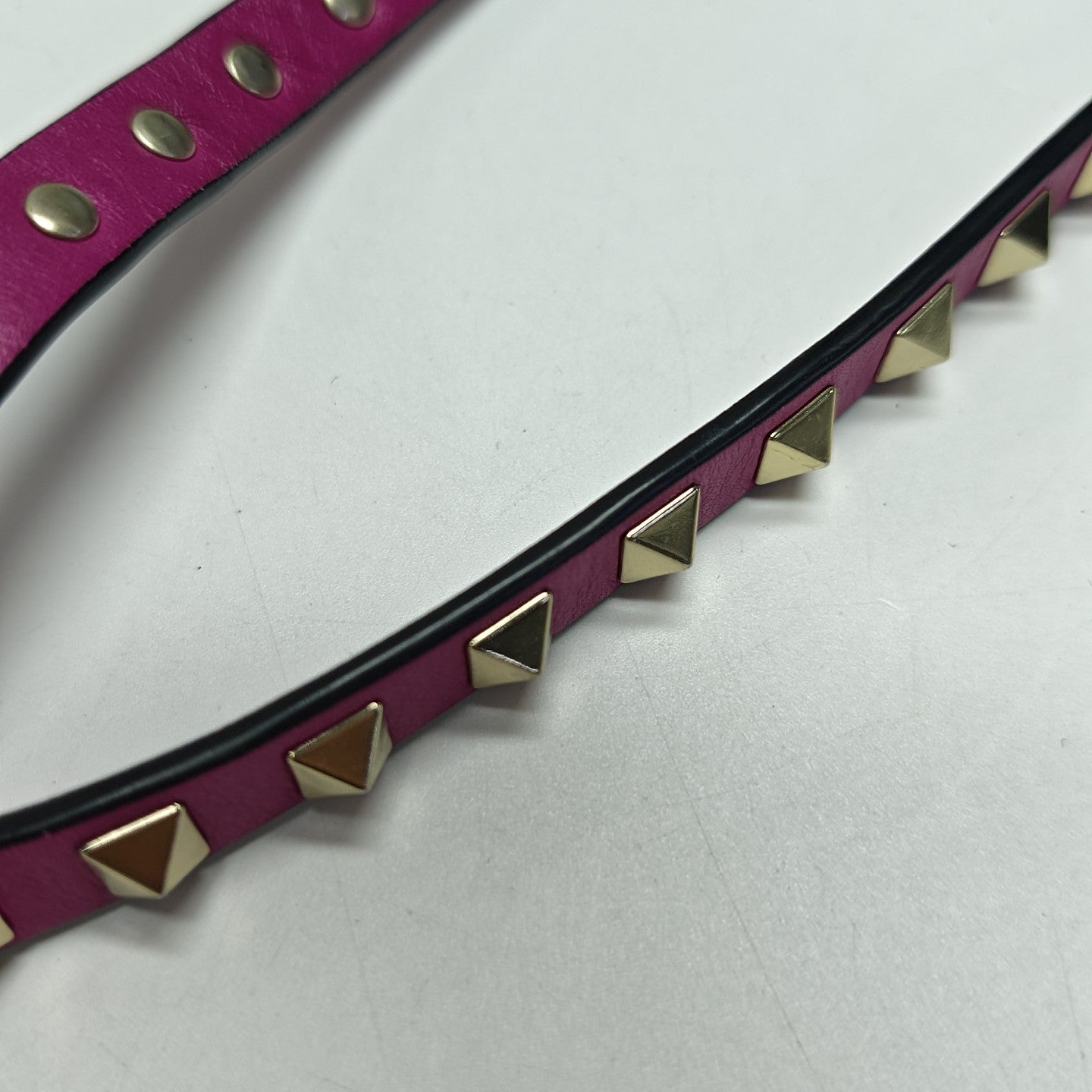Rockstud Calfskin Purple