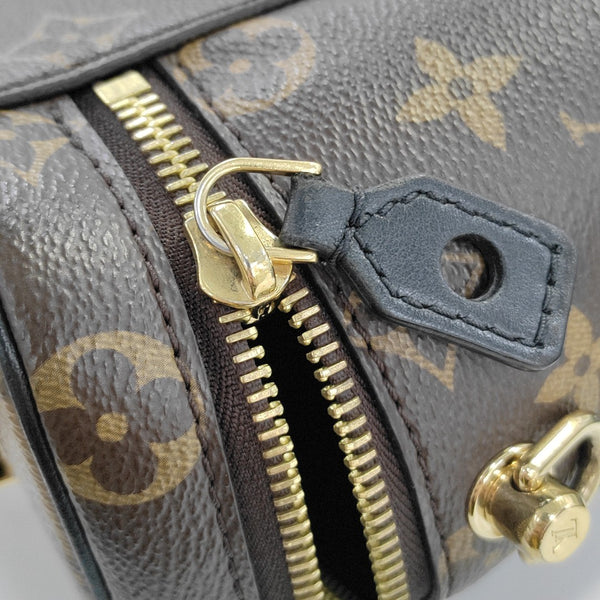 Vanity Chain Pouch Monogram Coated Canvas Brown