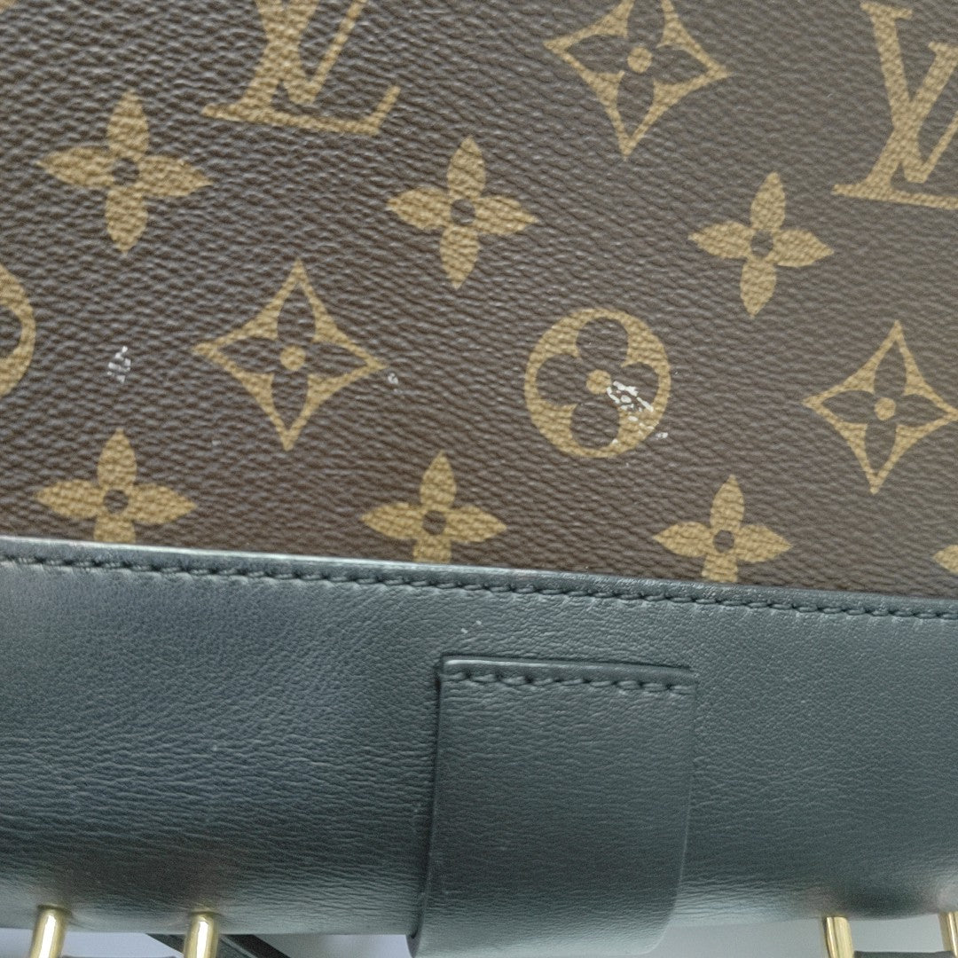 LOCKY BB Monogram Coated Canvas Brown