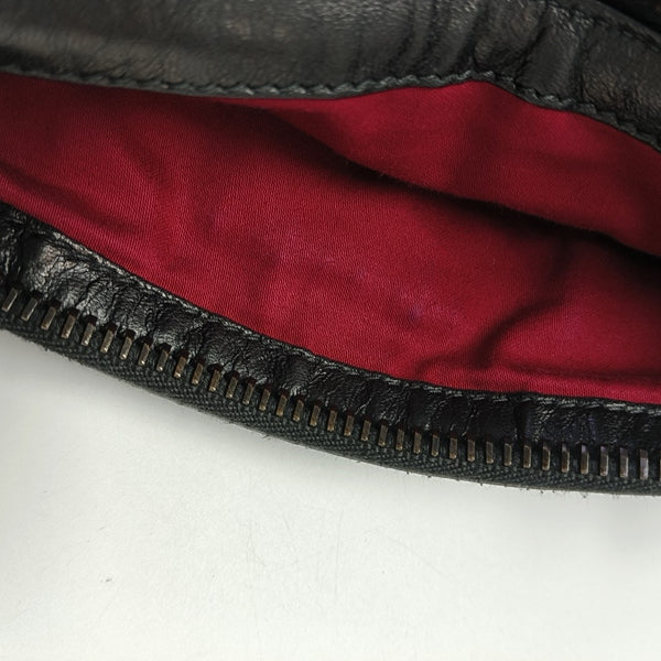Calfskin Shoulder Bag Black