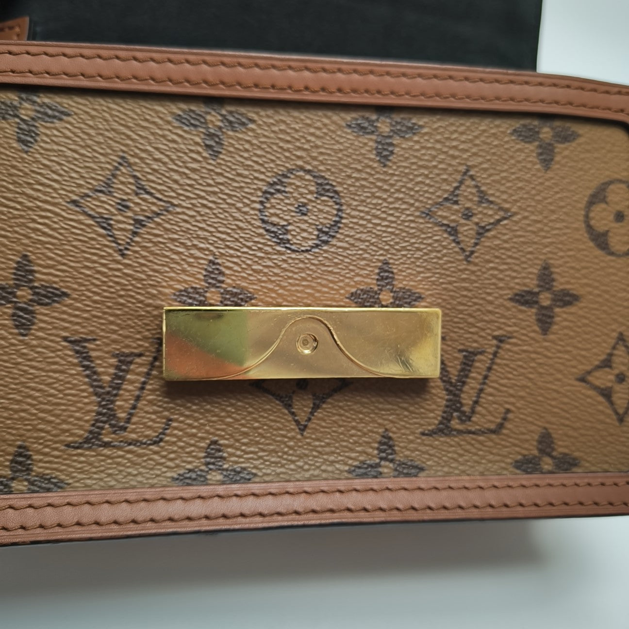 DAUPHINE WOC Monogram Coated Canvas Brown
