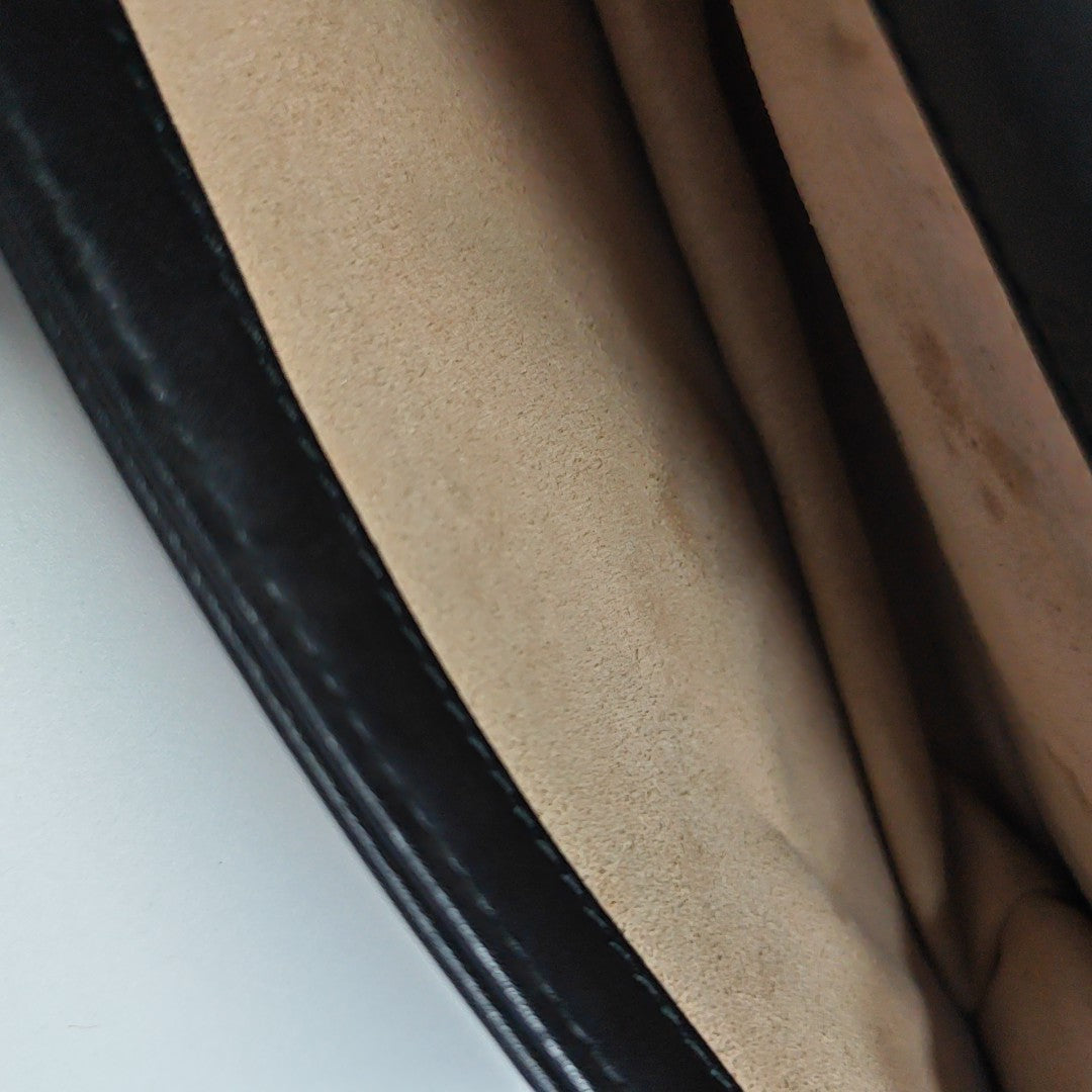 GG Marmont Super Mini Quilted Calfskin Black