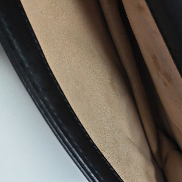 GG Marmont Super Mini Quilted Calfskin Black