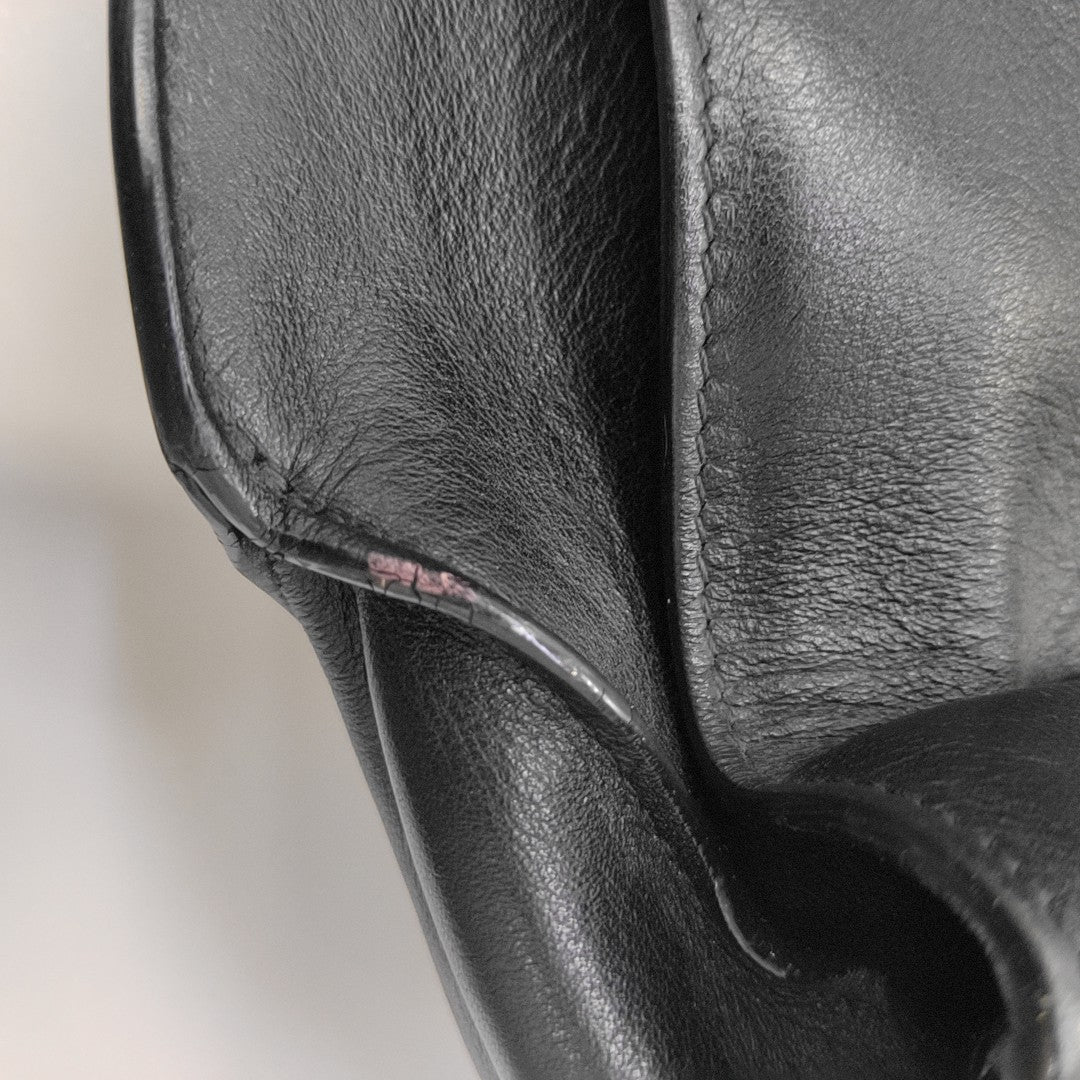 Quilted Calfskin Tote Bag Black