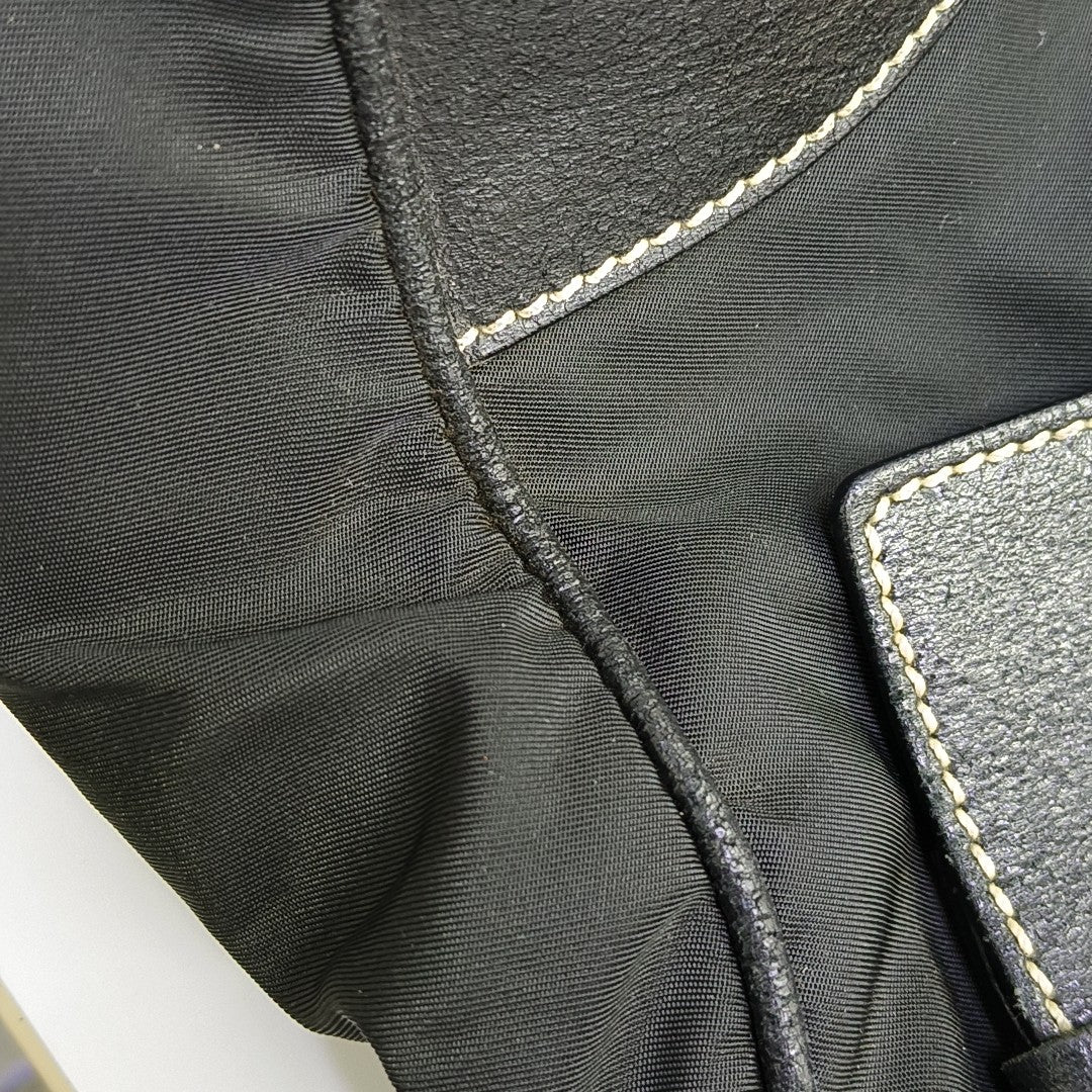 Nylon Tote Bag Black