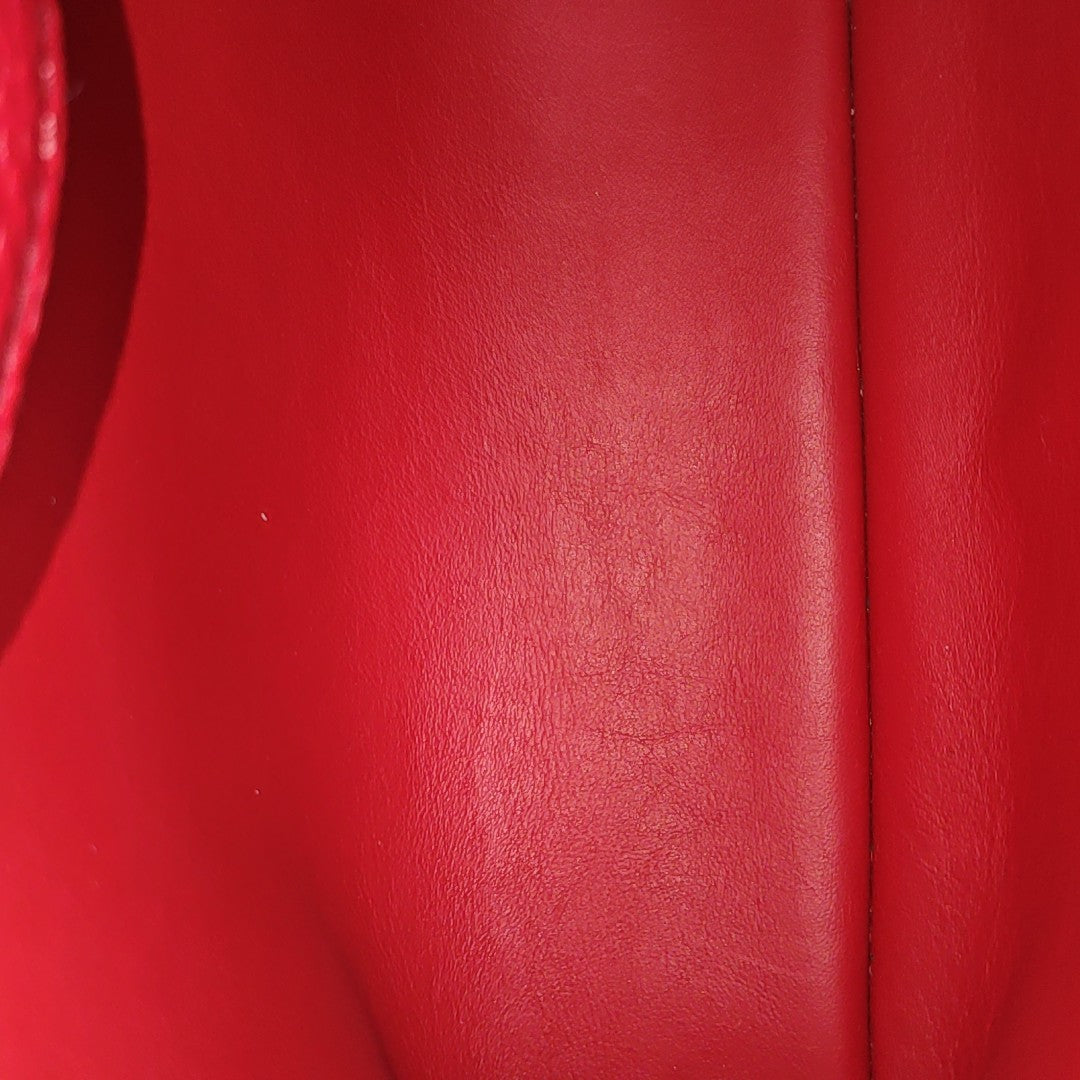 CAPUCINES MM Calfskin Red