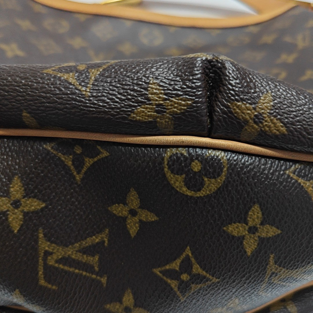 TULUM GM Monogram Coated Canvas Brown