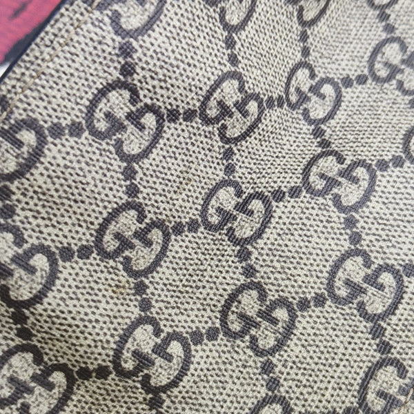 Monogram Coated Canvas Tote Bag Beige