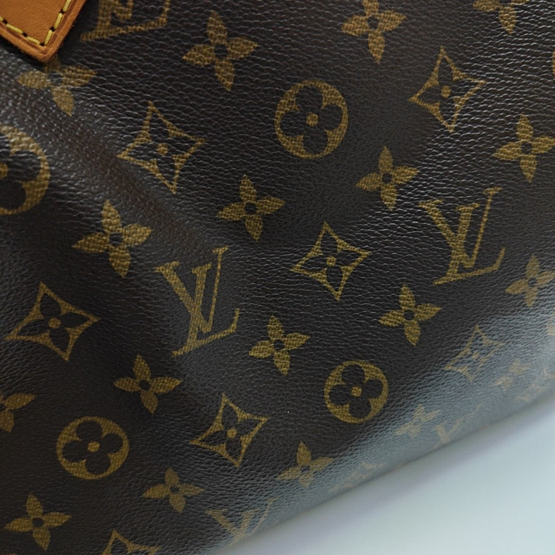 SPEEDY 30 Monogram Coated Canvas Brown