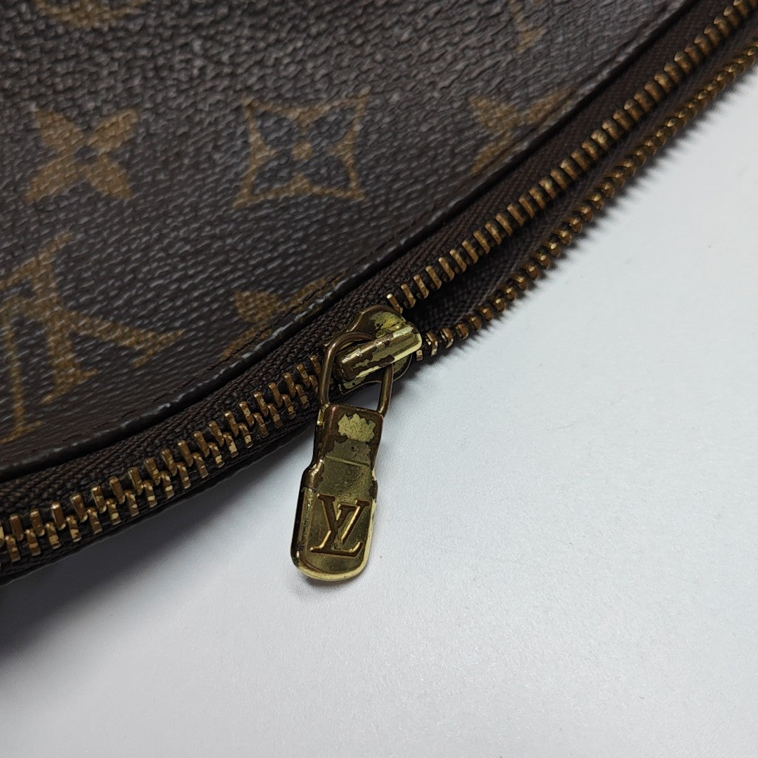 ACCESSOIRES Monogram Coated Canvas Brown