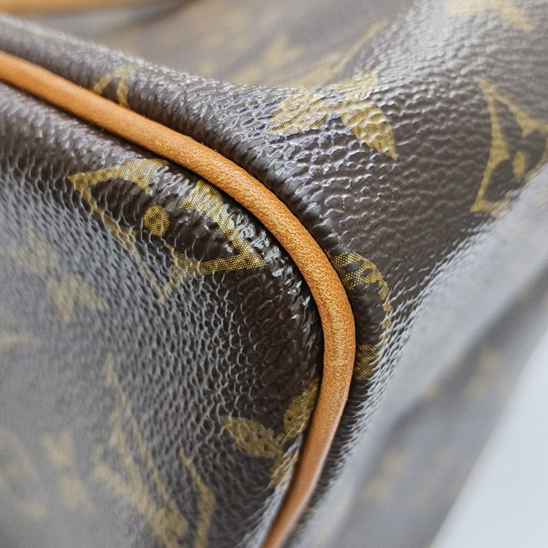 SPEEDY 30 Monogram Coated Canvas Brown