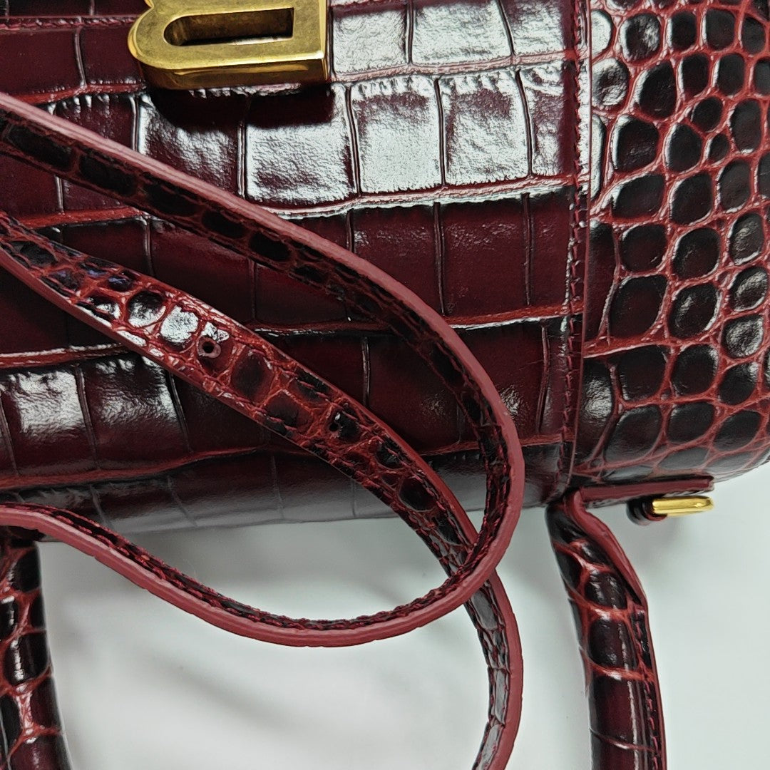 Hourglass S Calfskin Red