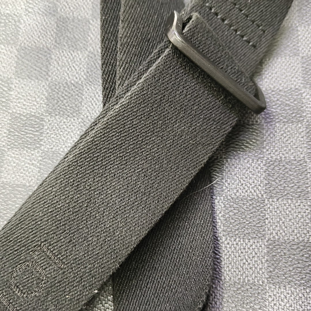 DANIEL Damier Graphite Coated Canvas Gray