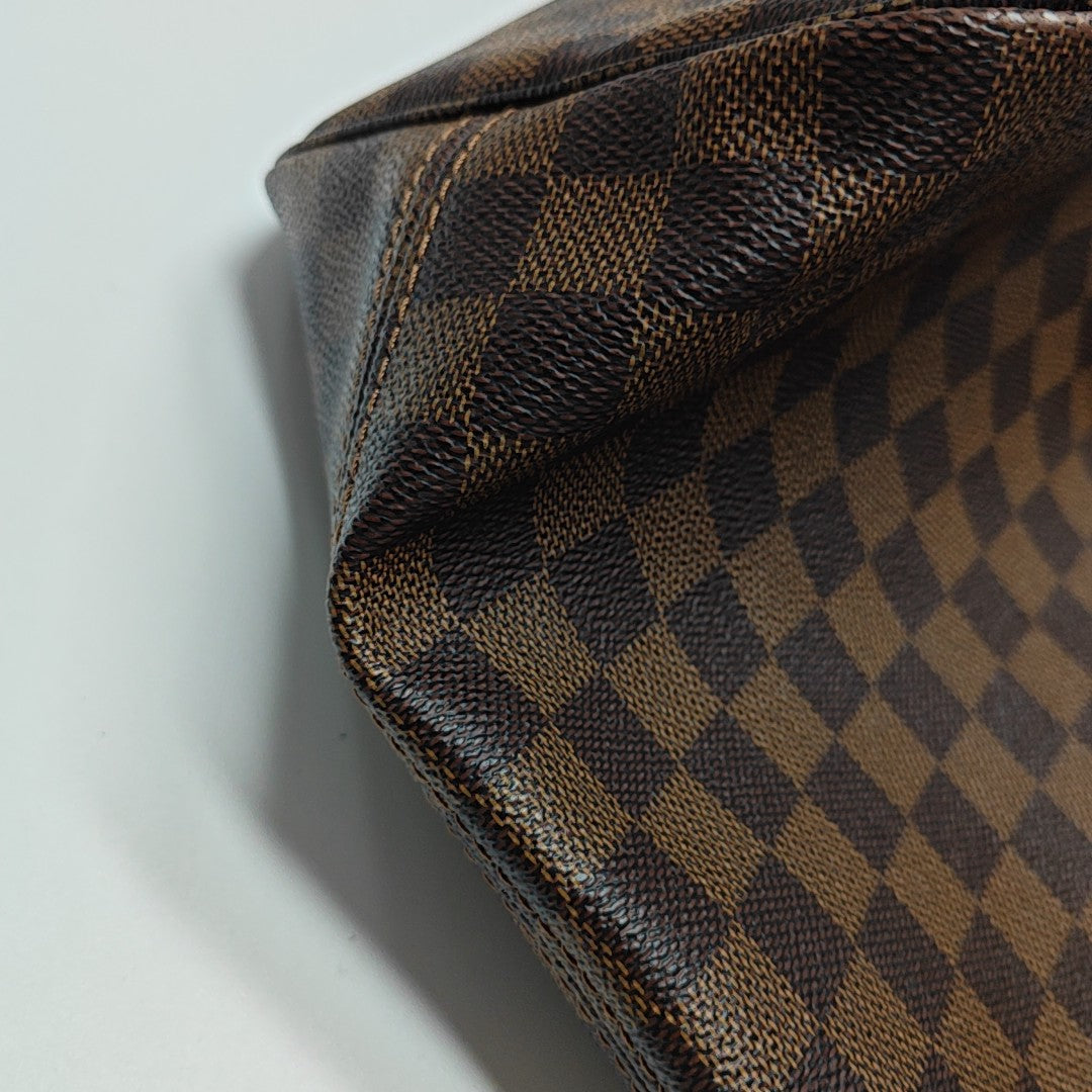 NEVERFULL MM Damier Ebene Coated Canvas Brown