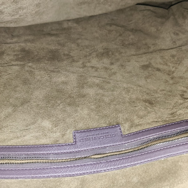 Lambskin Shoulder Bag Gray