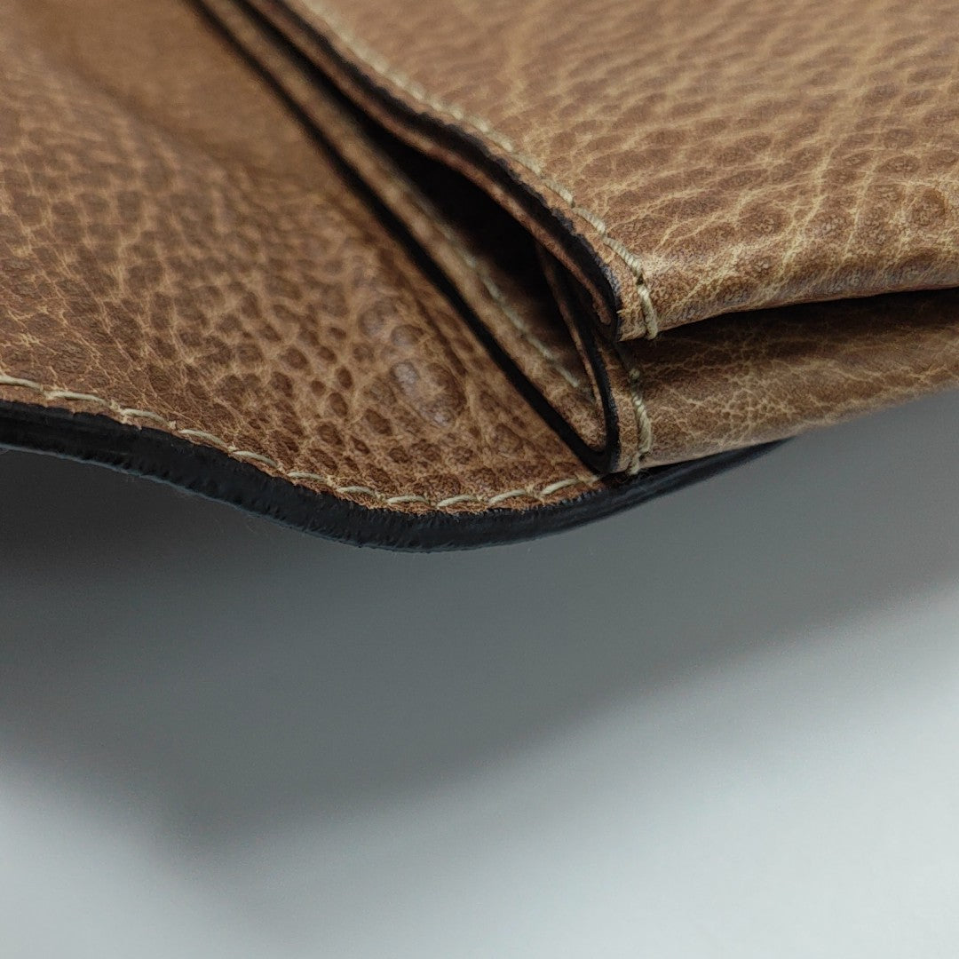 Calfskin Clutch Brown