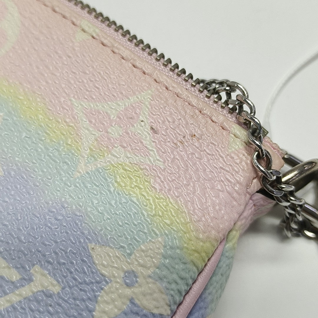 ACCESSOIRES Mini Monogram Coated Canvas Pink