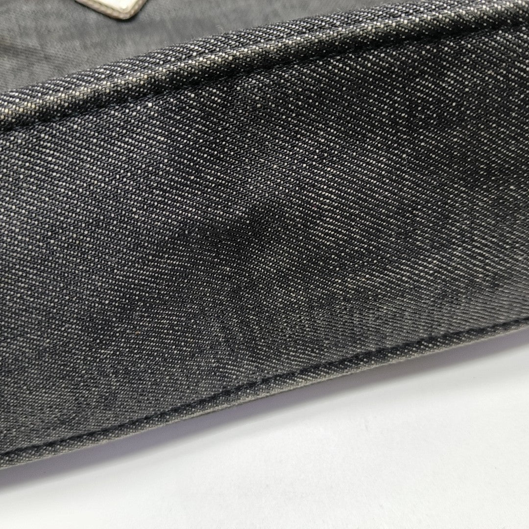 Denim Shoulder Bag Gray