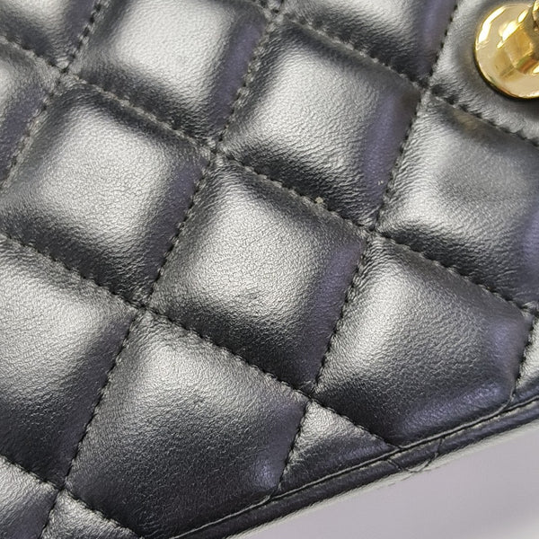 CLASSIC FLAP Jumbo Quilted Lambskin Black