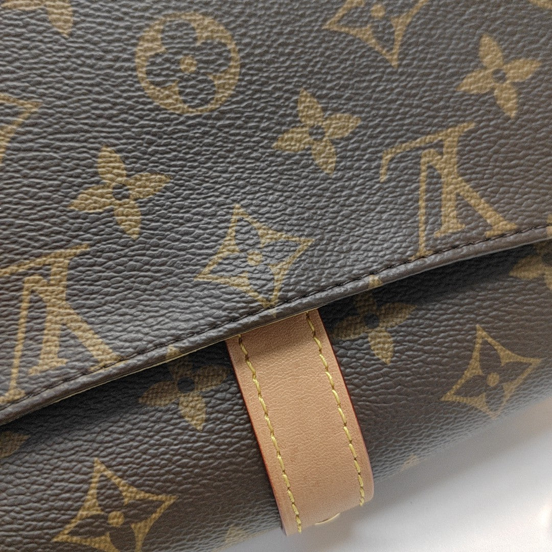 SAUMUR BB Monogram Coated Canvas Brown