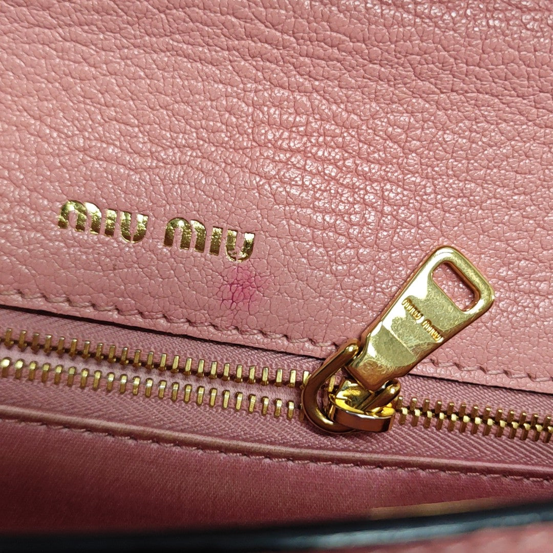 Miu Confidential Lambskin Pink