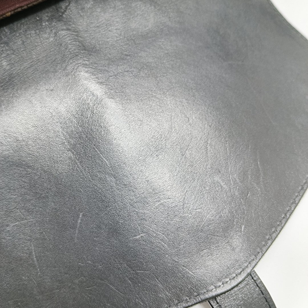 PALK Monogram Coated Canvas Brown