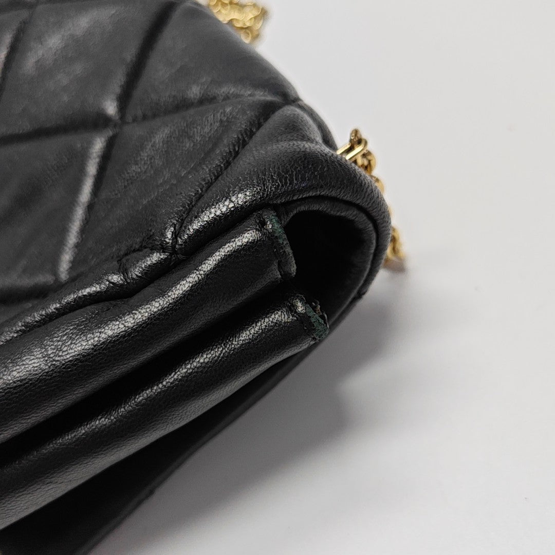 Vara Quilted Calfskin Black
