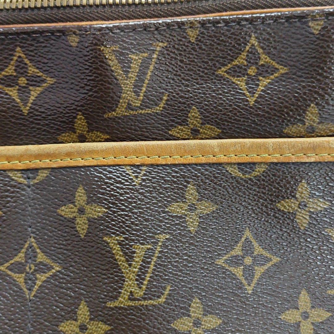 POPINCOURT Monogram Coated Canvas Brown