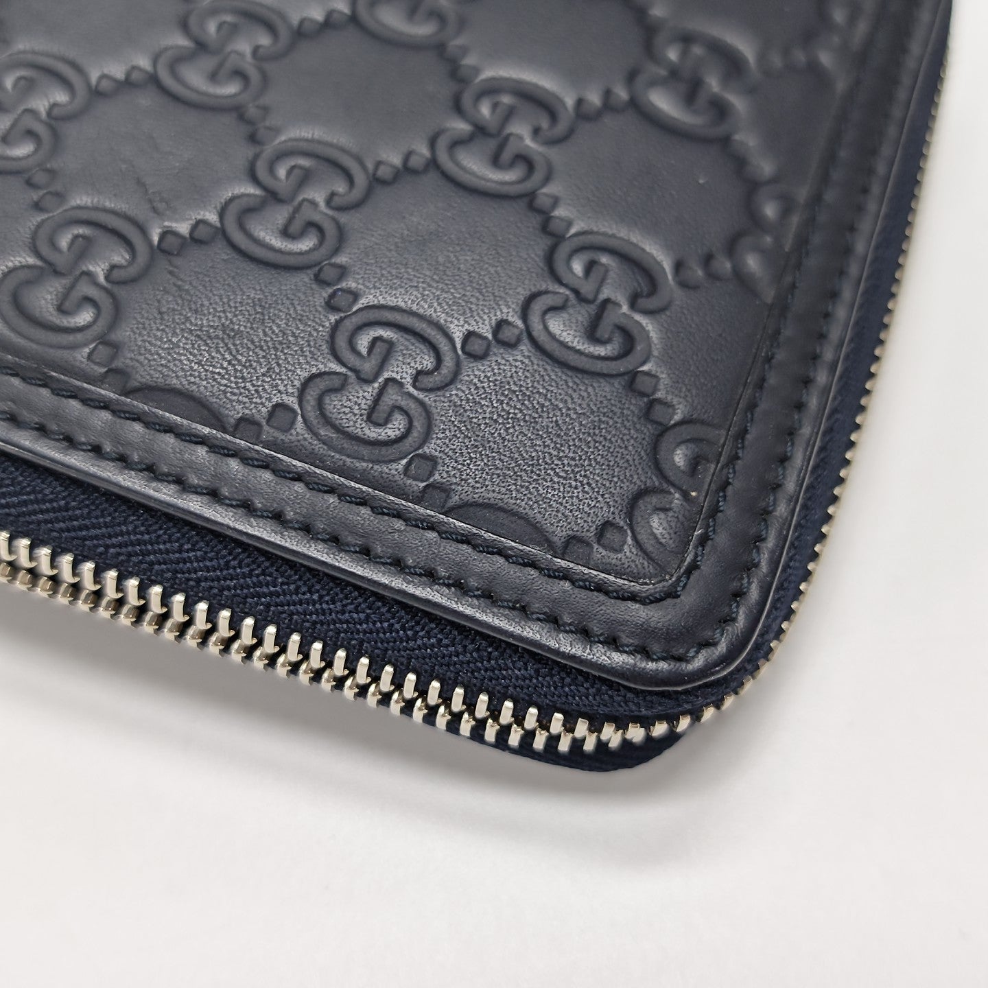 Monogram Calfskin Wallet Blue
