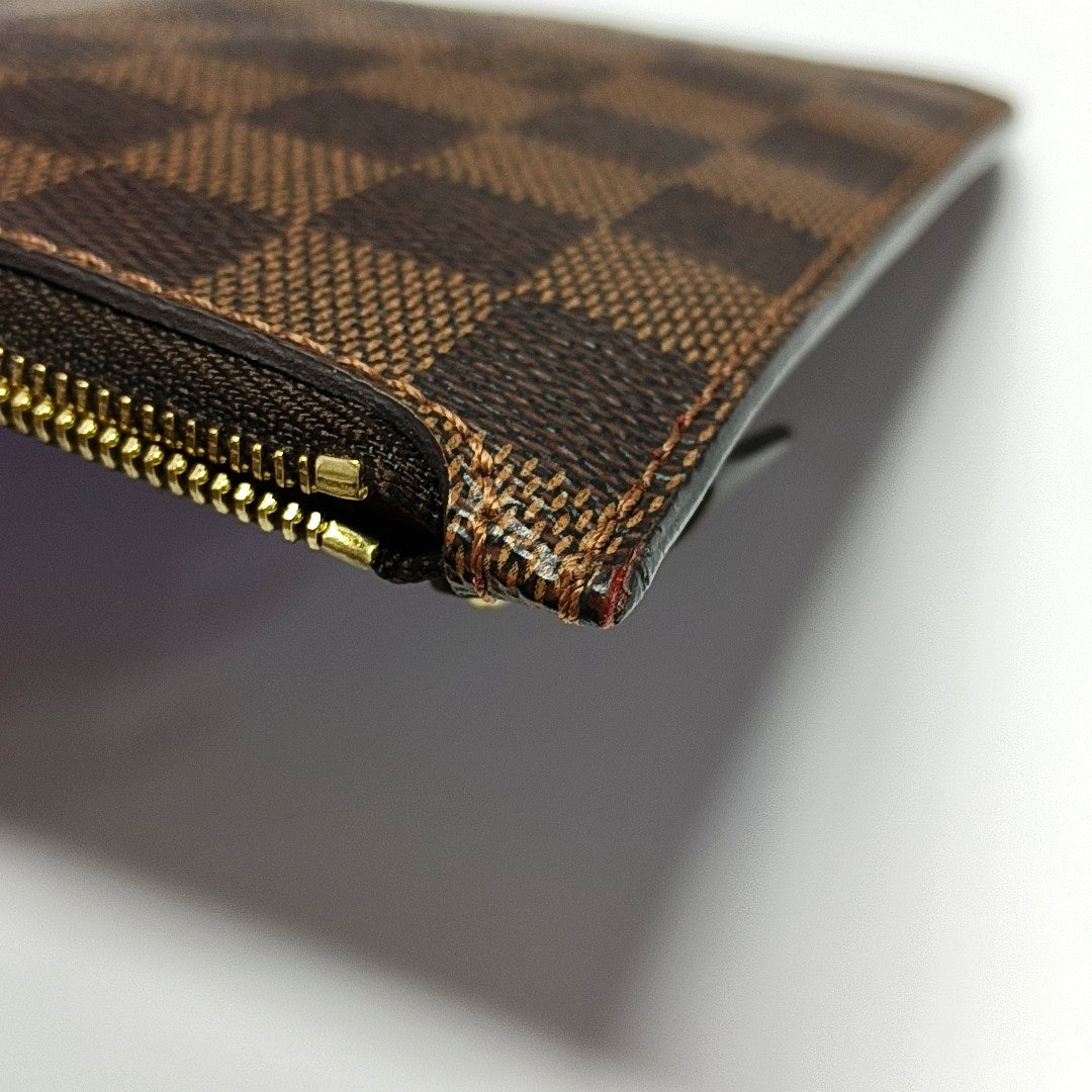 NEVERFULL MM Damier Ebene Coated Canvas Brown