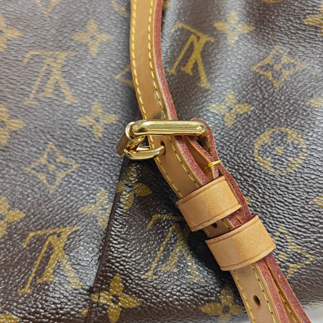 MENILMONTANT MM Monogram Coated Canvas Brown