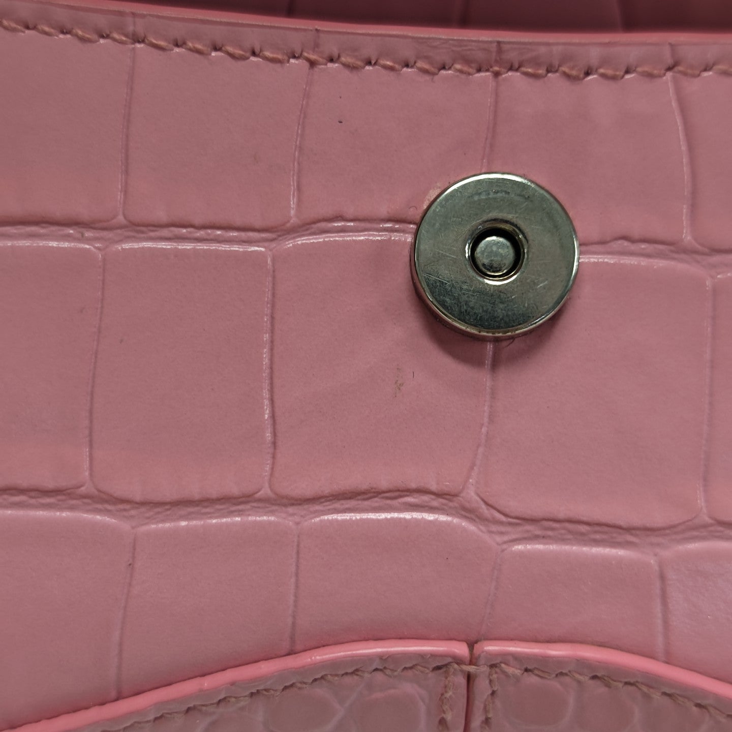 Calfskin Shoulder Bag Pink