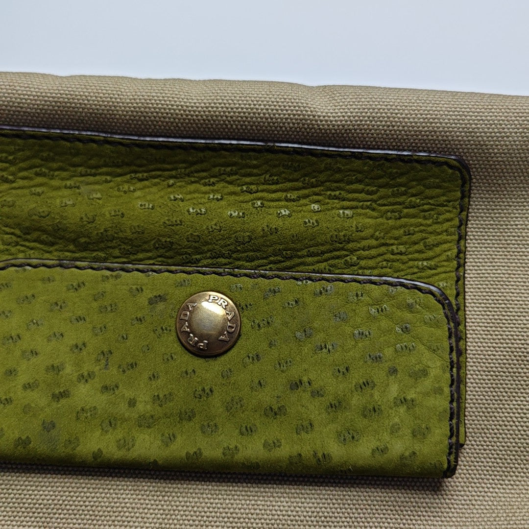 Canvas Top Handle Bag Multicolor