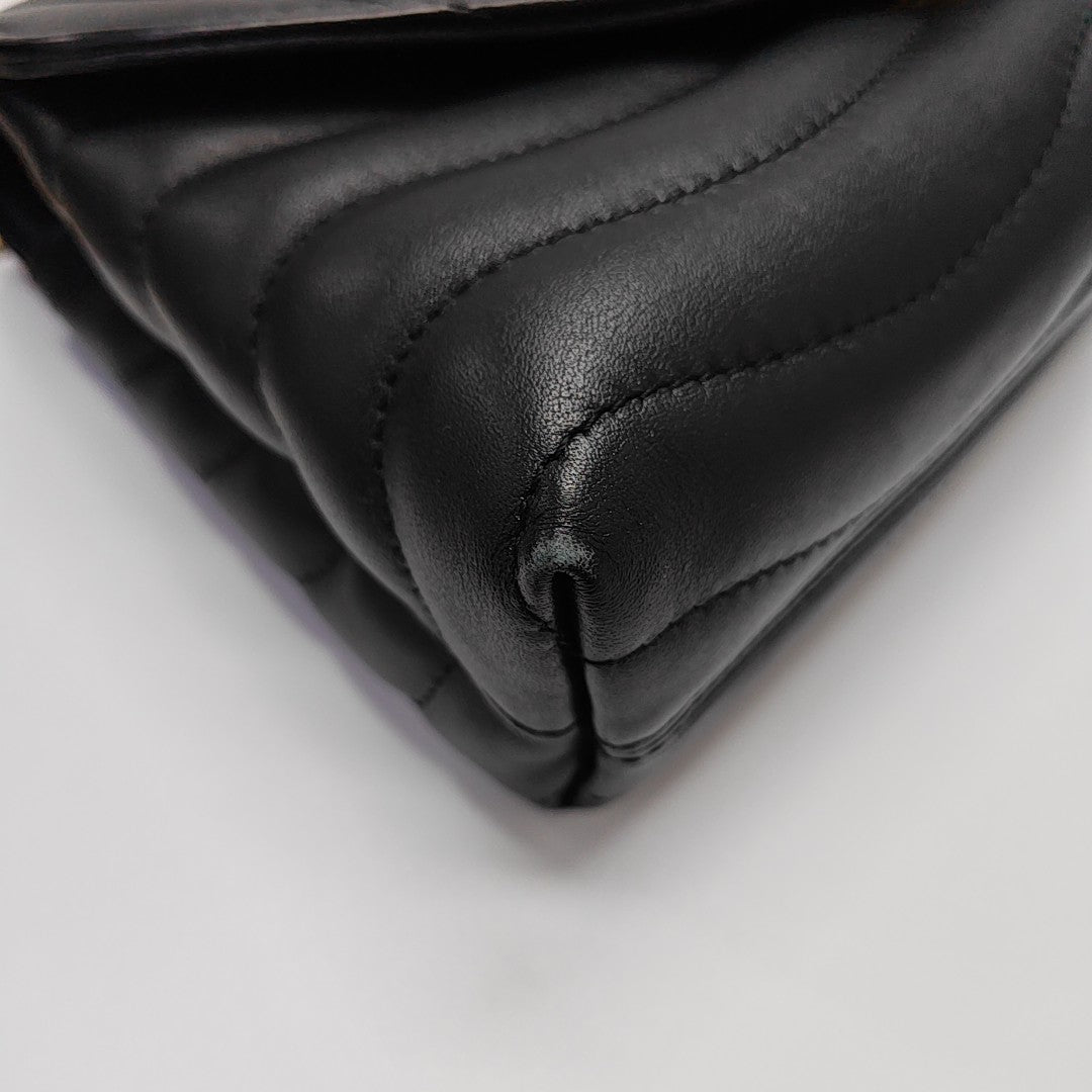 NEW WAVE Quilted Calfskin Black