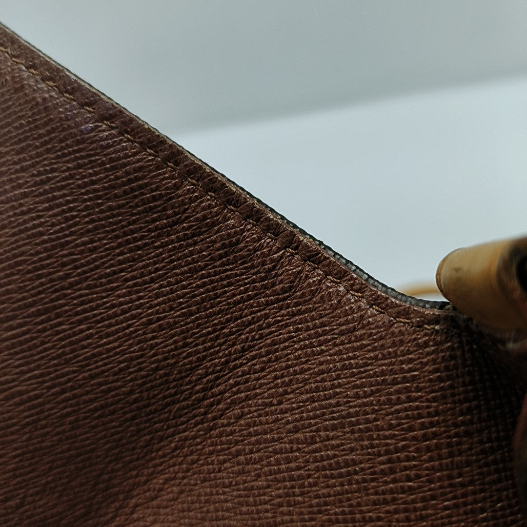 MUSETTE TANGO Monogram Coated Canvas Brown