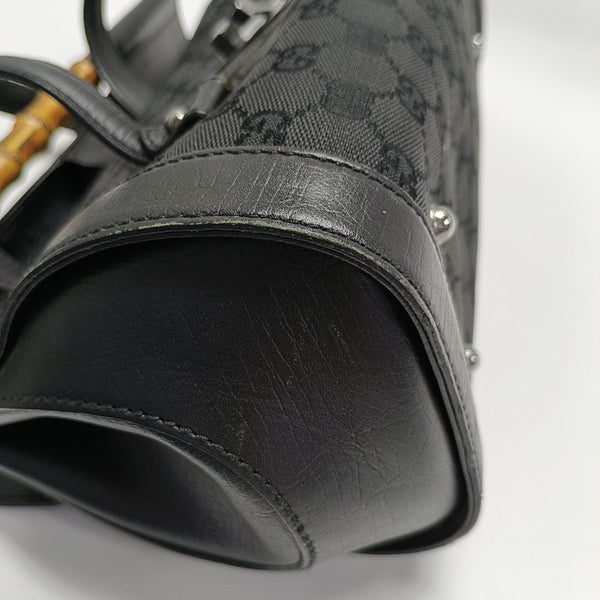 Monogram Canvas Top Handle Bag Black