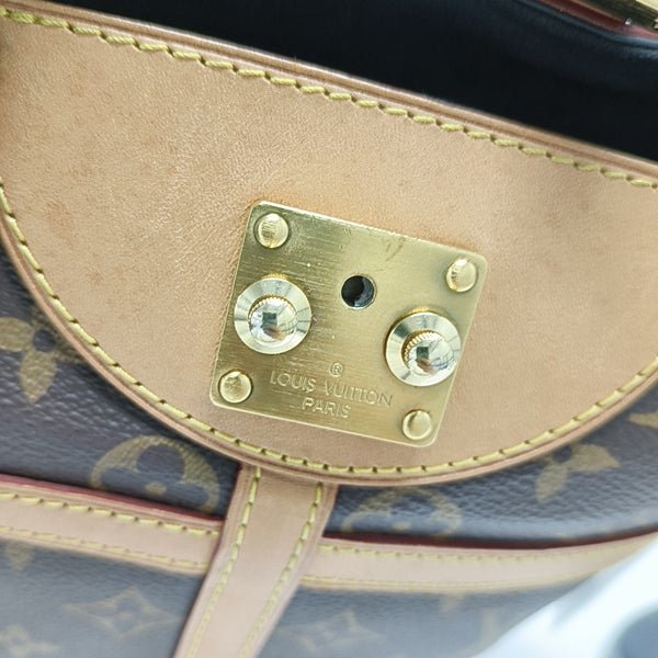 DUFFLE Monogram Coated Canvas Brown