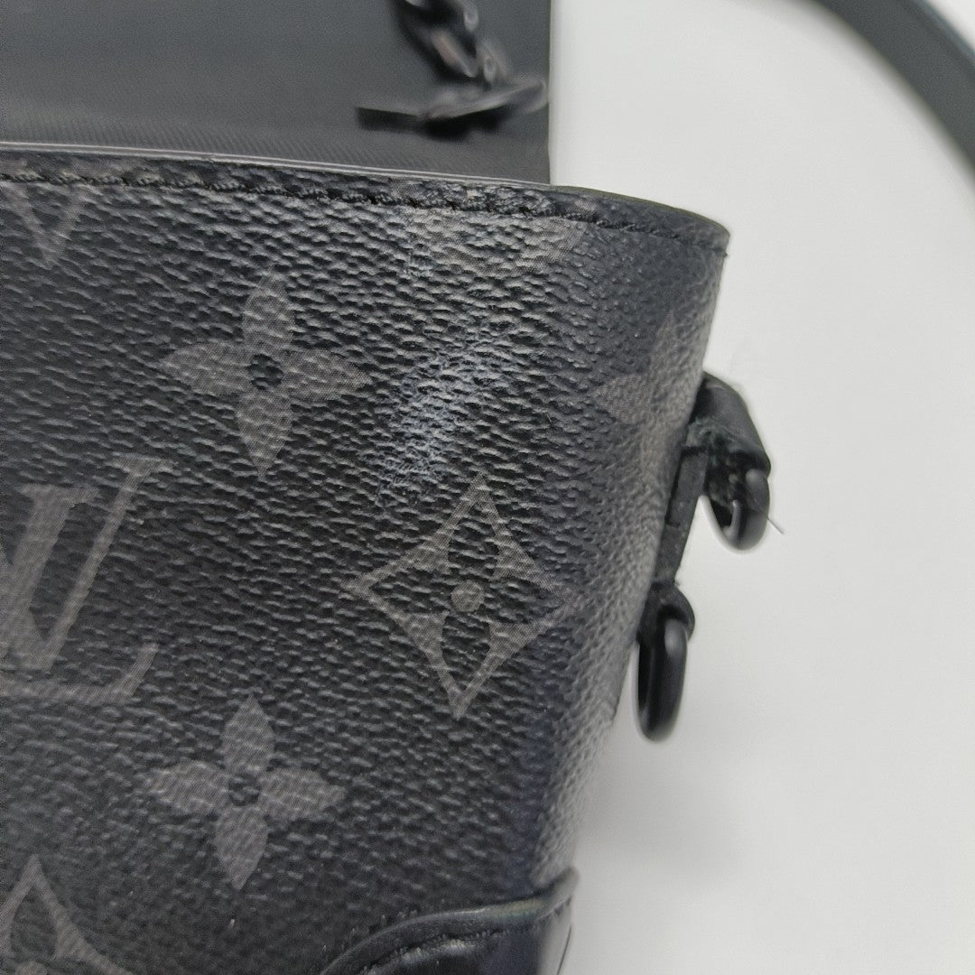 STEAMER Mini Monogram Coated Canvas Black