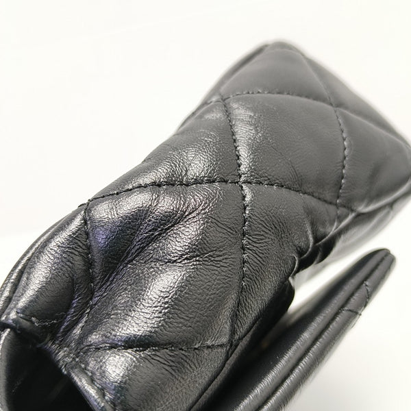 WOC Quilted Lambskin Black
