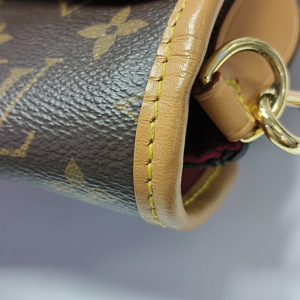 DIANE Monogram Coated Canvas Brown