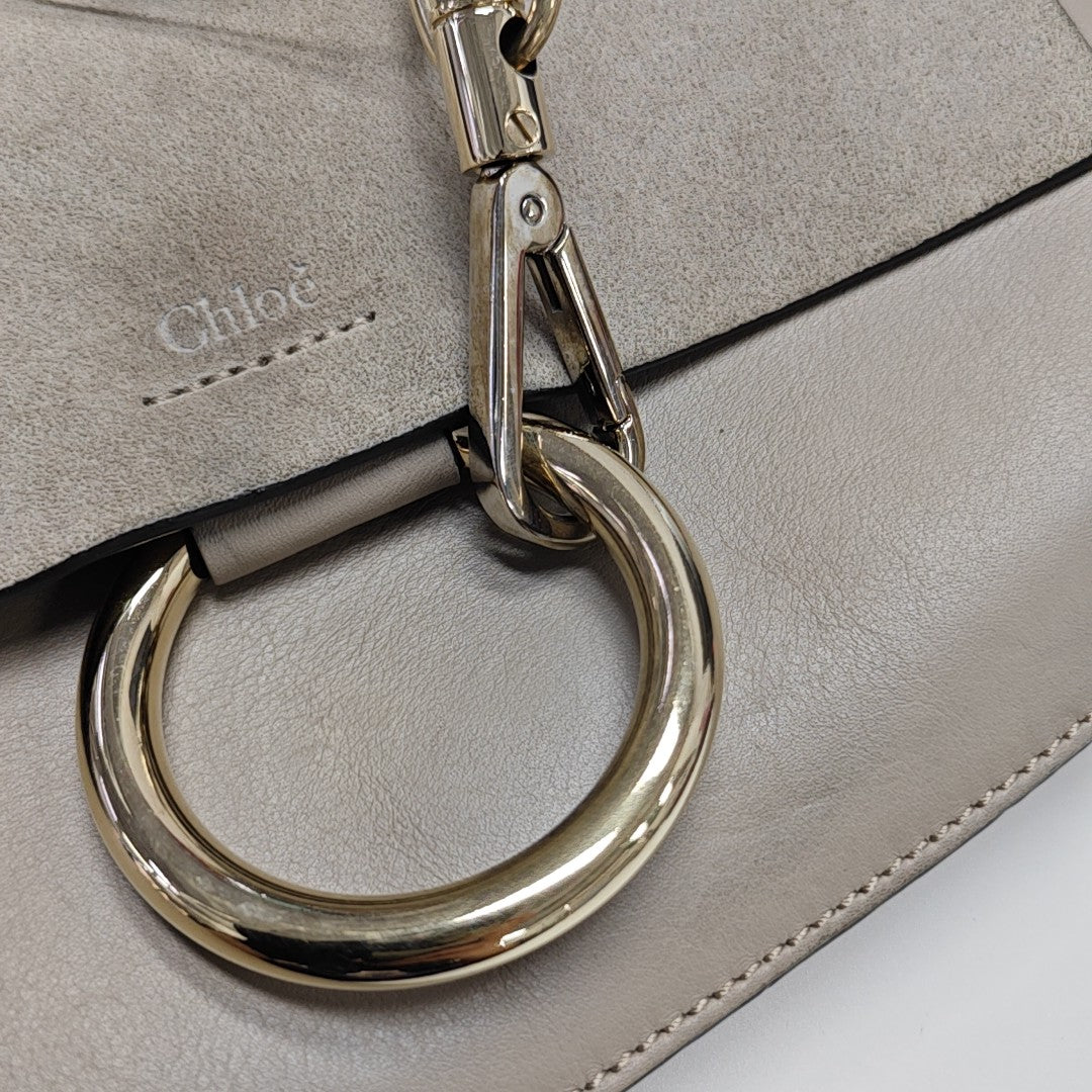 Faye Small Calfskin Gray