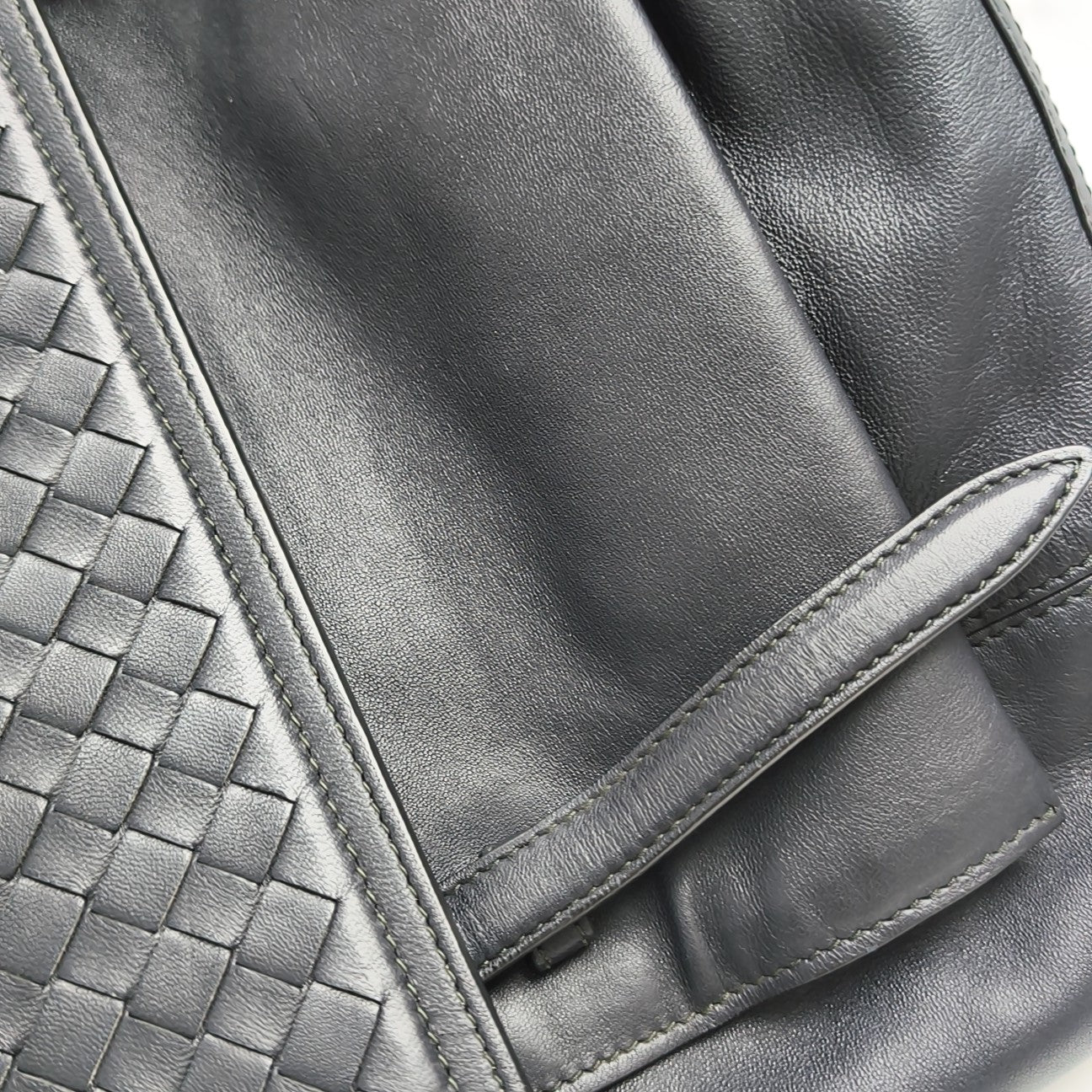 Lambskin Top Handle Bag Black