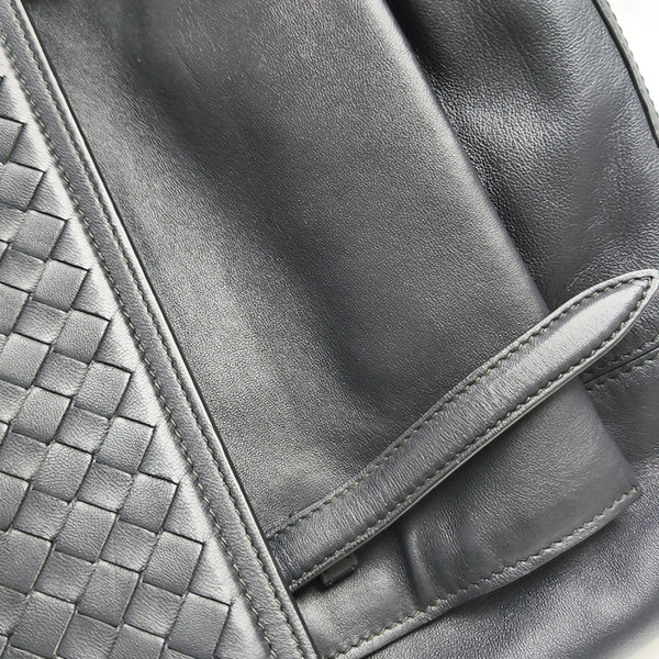 Lambskin Top Handle Bag Black
