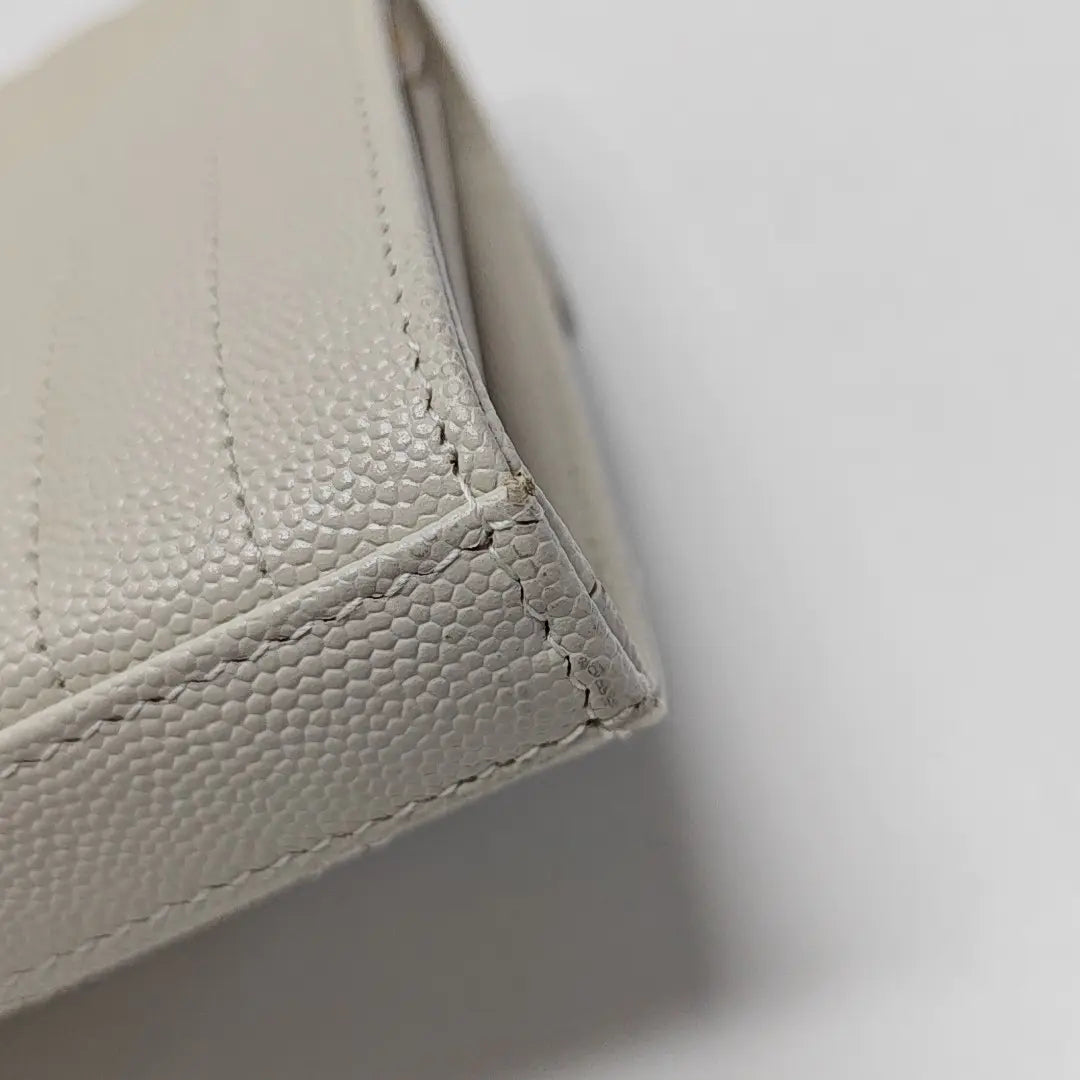 ENVELOPE Small Quilted Calfskin White