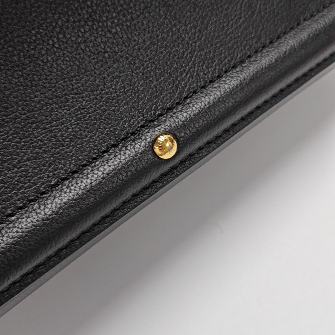 CITY STEAMER PM Calfskin Black
