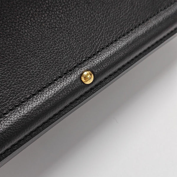 CITY STEAMER PM Calfskin Black